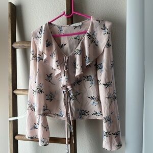 Love & Piece - Pink FLORAL BLOUSE size M